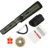 휴대용금속탐지기 TC-110 핸드 헬드 금속 탐지기 위치 막대 IP68 방수 최대 3 미터 물 정확한, ArmyGreen Without bo, 08 ArmyGreen Without bo