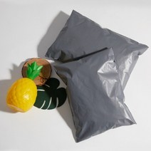더플러스팩 HDPE 진회색 택배봉투 100장, 100매