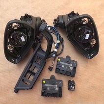 자동 접이식 전기 거울 업그레이드 키트 아우디 A4 B9 8W LHD 용, 01 with module