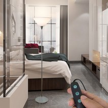 라루즈 에피노 LED 밝기조절 장스탠드 인테리어 거실 침실 무드등 조명, 12V LED 전구색(노란빛)