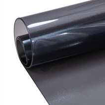 비트라테이블 클래시콘테이블 10mm PVC 식탁보 원형 투명 테이블 필름 보호 패드 매트 부드러운 유리 식탁 방습, black+55CM