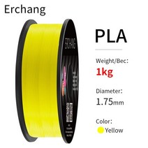 프린트보드 필라멘트 Erchang-PLA 3D 프린터 1kg/200g 부드러운 인쇄 펜 충전 필라멘트 DIY 아트웍 인쇄용 1.75mm 직경113756, 1Kg PLA Filament 6