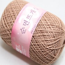 뜨개몰 레이스 구정 여름용 순면뜨개실 #30, 320진베이지