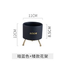 화분 랙 진열 대 화분 받침 정리 귀여운 간단한 식물 스탠드 단철 꽃 냄비 좋은 솜씨 금속 랙 전기 도금 공, 04 Flower Rack no Hole