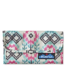 KAVU Mondo Spender 지갑 3단 여행용 클러치 - 모하비, Island Ikat