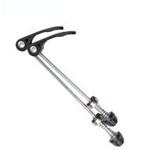 퀵릴리스 티타늄 Ti 자전거 퀵 릴리스 꼬치 레버 MTB 도로 145/185mm 휠 허브 경량, Black