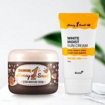 넬라 달팽이크림100g+달팽이 화이트닝 선크림50g /자연스러운 톤업 미백, 100mg, 1개