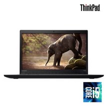 레노버 노트북 T4시리즈 씽크패드 리퍼 i5-6300/8G/SSD256G/윈10, 레노버 Thinkpad T470, WIN10 Pro, 8GB, 256GB, 코어i5, 블랙
