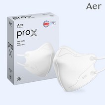 aer[공식판매원] 아에르 ProX 프로엑스 컬러마스크 화이트 10매, 단품, 선택:ProX/화이트/L(대형)