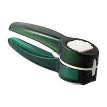 인체공학적 손잡이가 있는 생강 분쇄기 주방 액세서리 생강 분쇄기, 16.5cmx4cmx4.8cm, PP 및 스테인리스 스틸, 녹색