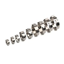조인트 클램프 파이프 클램프 10 PCS 스테인레스 스틸 304 싱글 이어 호스 구색 키트 5.3-31mm 다중 사양, 19 13.7-16.2mm