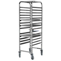 서빙카트 식당카트 철제트롤리 2단 트롤리 주방 이동식 업소용 서빙 병원 카트 레스토랑 카페 베이크 케이크 스테인레스 스틸 베이커리 랙 더블 팬 6040cm 냉각