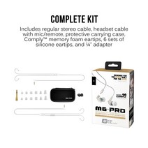 MEE audio M6 PRO 뮤지션 인이어 모니터 2세대 격리형 블랙 케이블.. 정품보장, Clear, In-Ear Monitors