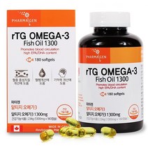 알티지 오메가3 피쉬오일 1300mg 6개월분, 180캡슐
