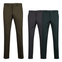 [기타브랜드] 럭스골프 남성 프리미엄 스판 패턴 골프바지 FW2A508
