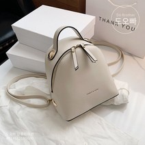 도오빠 여성 가죽 백팩 가방 미니 숄더백 패션 캐주얼 배낭 여행 데일리 심플 봄 여름 가을 겨울 여자백팩 트렌드 핫템 국내배송
