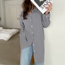 슈가펀 지오 스트라이프 미니 셔츠 원피스