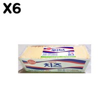 FK 서울 체다슬라이스치즈(18gx100장)X6