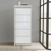 아티젠 하이그로시 왕2자600 5단 서랍장, 워시화이트