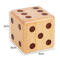 9cm 원목 대왕 주사위 야외게임 보드게임