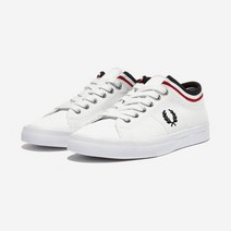 프레드페리 언더스핀 팁드 커프 트윌 B7106 White/Navy(100)