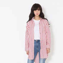 날씬 세로줄무늬 엄마 박시 남방원피스 캐주얼원피스 주부 30대