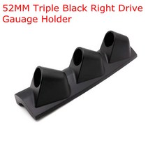 유면계 유량계 CNSPEED 2 "52mm 터보 부스트 게이지 바 Psi 수온 오일 온도 오일 압력 전압계 공기, 18 Triple Right Hand