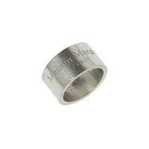 럭셔리에비뉴 럭셔리에비뉴 (메종 마르지엘라) SM1UQ0056 S12974 961 레터링 로고 와이드 반지 (P001745585)
