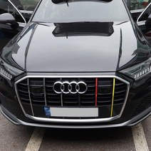 JSTAR 아우디 Q7 그릴 포인트 3색 퍼포먼스 국기 라인 데칼 스티커 랩핑지 실외 튜닝 익스테리아 수입차 외제차 용품, F.이탈리아(운전석)