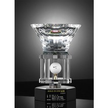 크리스탈 트로피 BT184 싱글패 우승패 홀인원 트로피, 단품