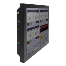 15인치 산업용 판넬 컴퓨터 패널 PC 일체형 터치모니터, 14세트+가이드레일