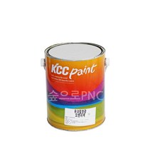 KCC정품 유크릴형광 페인트 4L 교통표지용 안전표지용 항공보안시설용, 황색