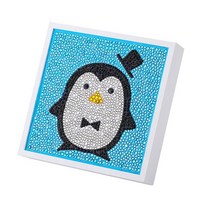 울트라패션 보석십자수 큐빅페인팅 세트 DIY 비즈공예 방탄큐빅아트 취미생활 생일선물, 1개, 03_펭귄