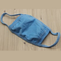 면 마스크 순면 방한대 방한마스크 블랙 흰색 마스크, 02.방한대-블루