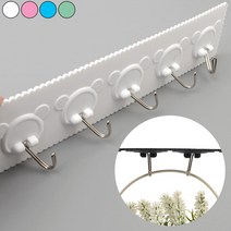 마리쭈몰 움직이는 후크 부착식 걸이 5구, 색상, 그린(품)(절)