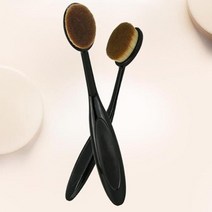 욜케이유 모공 커버 파운데이션 브러쉬 화장 붓 순한 부드러운 발색, 블랙, 본상품선택