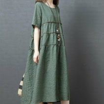 호정샵<당일출고> 여성용 여름 시어서커(지지미고방)원단 A라인 셔링 루즈핏 체크 반소매 원피스” class=”wr-img”></a></div></p></div></p></div></p></div><div class=