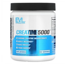 EVLution Nutrition CREATINE5000 무맛 300g10.58oz, 10.58