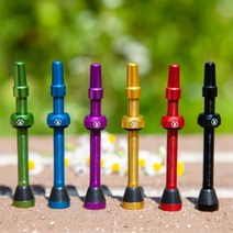 벨로비 튜블리스 자전거 타이어 롱 밸브스템 40 60 80mm, 3. 80mm, 블루