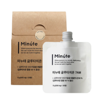 미누테 글루타치온 7AM 네덜란드산 L글루타치온 50% 고함량 저당 친환경 식품, 6개, 30정