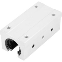 SBR20LUU 20mm 알루미늄 합금 선형 모션 볼 베어링 베개 블록 개방형 선형 베어링 슬라이드 블록 슬라이드 부싱|Bearings|, 1개, 단일, Silver