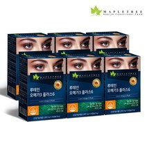 메이플트리 루테인오메가3 플러스6 30캡슐 6통 6개월분, 66박스, 39g
