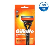 질레트 퓨전 매뉴얼 면도기[+면도날 2up], 1세트