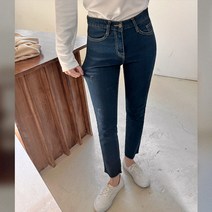 핫핑 블블일자 스판 일자핏청바지