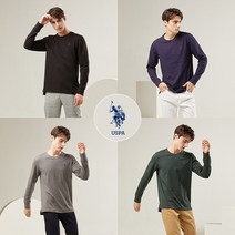 [오플]USPA 20FW 최신상 화이트라벨 남성 라운드티셔츠 4종