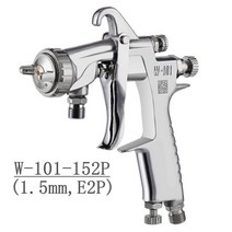 일본 HVLP 압력 피드 유형 W101 페인트 스프레이 건 1.0 1.3 1.5mm E2P W-101 사이펀 페인트 건 w101 중력 유형 에어 브러시 315448, CHINA, Pressure 1.5mm