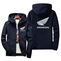 여성레인코트 우비 남성비옷 혼다 윙 자동차 로고 남성과 여성 여름 비옷 방수 자외선 차단 트렌치 코트 포켓