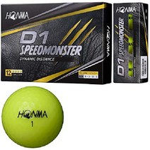 혼마 골프 HONMA 볼 D1 스피드 몬스터 3 다스 세트 36 개입 화이트, 옐로우