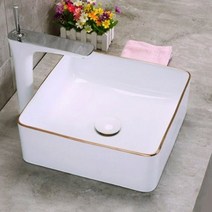 DH-0013 도기볼세면기 탑볼세면기-BT세면대 세면기 세면볼 도기볼, CH 엔틱블랙 유리볼 자동폽업, I트랩(바닥배수)