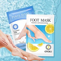 Vopregezi 1 2 켤레 라벤더 풋 마스크 제거 Calluses 죽은 스킨 크랙 힐 양말 페디큐어 발 스파 각질, AE) CHINA, 2pair ZM92 ZM58